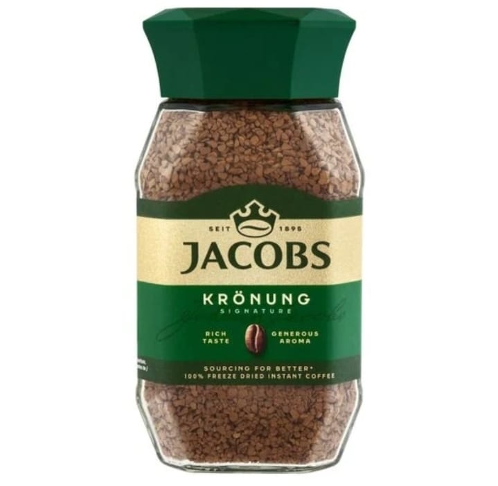 Jacobs Krönung Signature Instant Coffee 200g jar