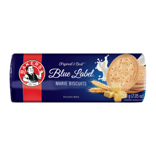 bakers blue label® marie biscuits 200g