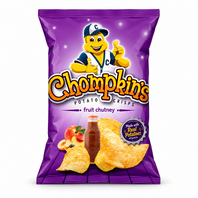 Chompkin's Fruit Chutney Potato Crisps 100g bag