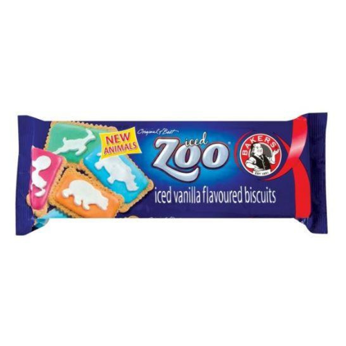 Bakers Iced Zoo Biscuits 150g
