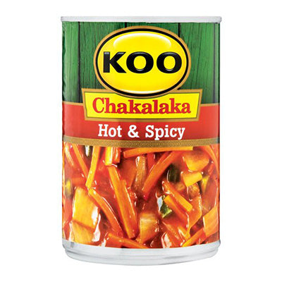 Koo hot and spicy chakalaka 410g